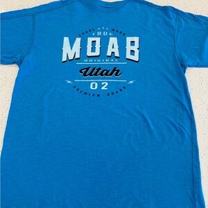 Utah Graphic Men's Blue Tee size L